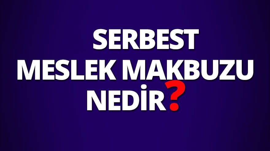 Serbest Meslek Makbuzu Nedir?